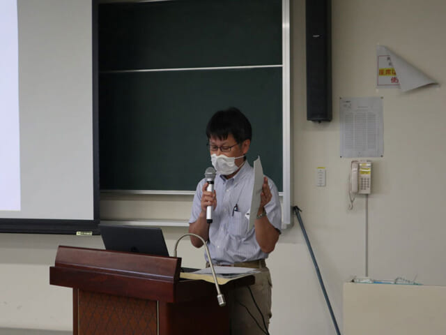 髙瀬教授による 地域ゼミナール運営についての説明